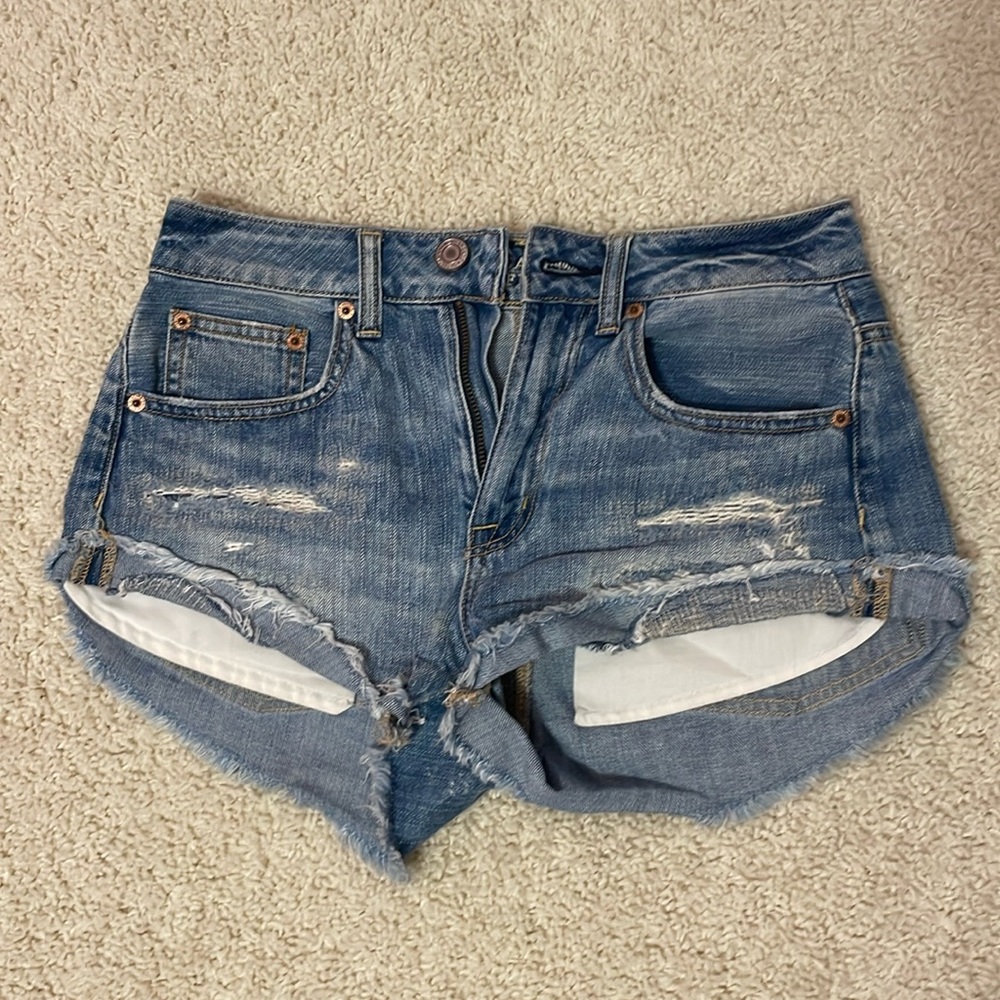 American Eagle High Rise Festival Shorts Size 2